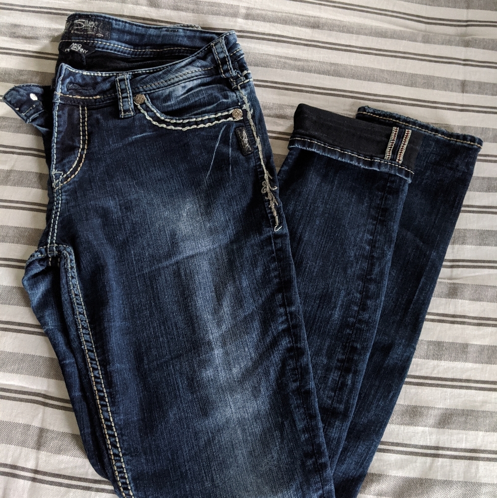 Silver jeans
